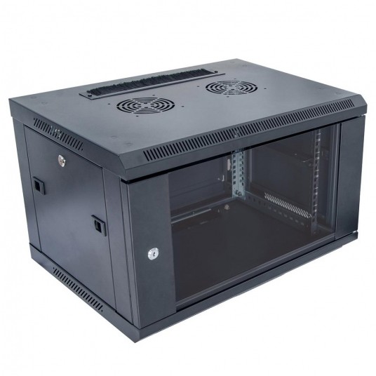 Szafa wisząca RACK 19" 6U 600x450 SecNET 100524 -zdjęcie numer 1