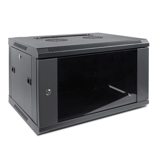 Szafa wisząca RACK 19" 6U 600x600 SecNET100401 -zdjęcie numer 1