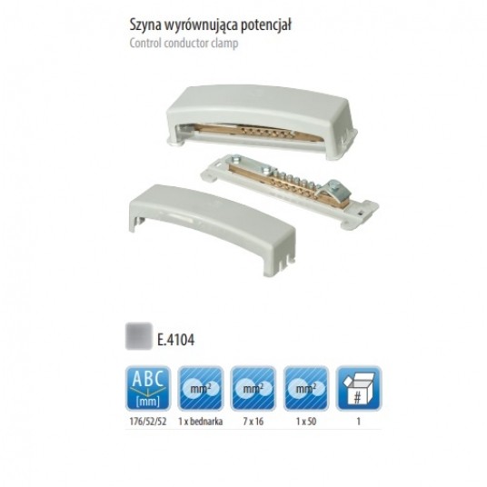 Szyna wyrównująca potencjał duża PAWBOL E.4104 -zdjęcie numer 2