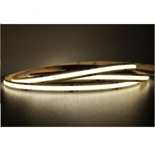 Taśma LED IP20 COB 24V WW 5W/m 5m 3Y MW LIGHT -zdjęcie numer 1