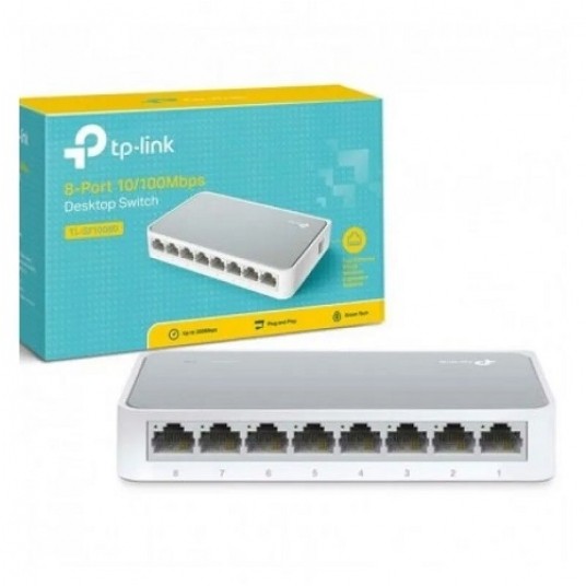 TP-LINK TL-SF1008D Switch 8portów 10/100 Mbps -zdjęcie numer 2