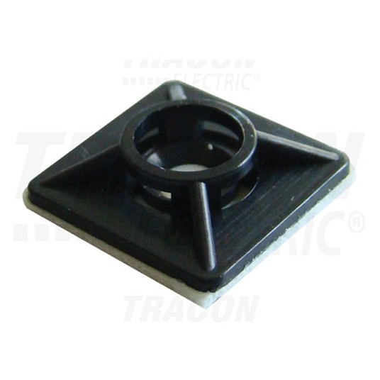 Uchwyt samop. czarny 20x20 TALP191 (100szt) TRACON -zdjęcie numer 1