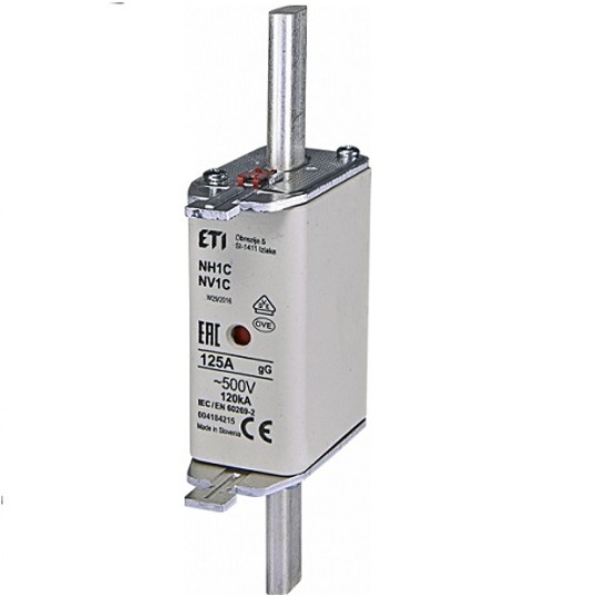 Wkładka BM WT-1C gG 125A K NH1C ETI 342595 -zdjęcie numer 1