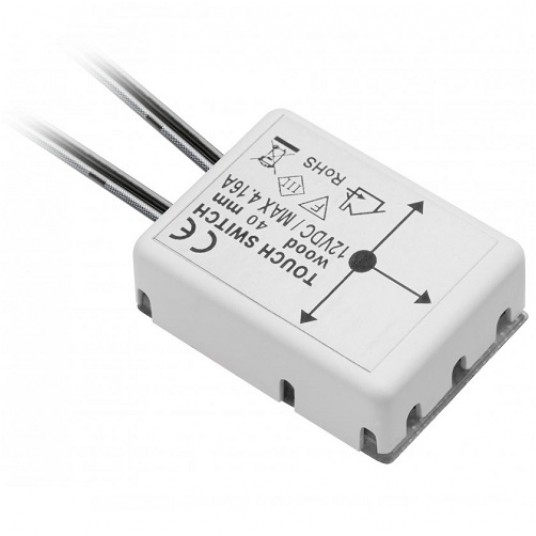 Włącznik podblatowy 12V max 50W GTV 127167 -zdjęcie numer 1