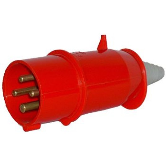 Wtyczka 32A 4P 400V IP44 TAREL 106 -zdjęcie numer 1