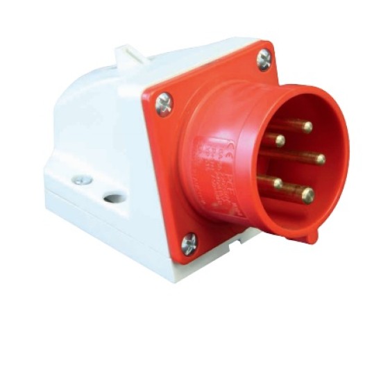 Wtyczka odbiornikowa 32A 5P 400V IP44 PCE 525-6 -zdjęcie numer 1