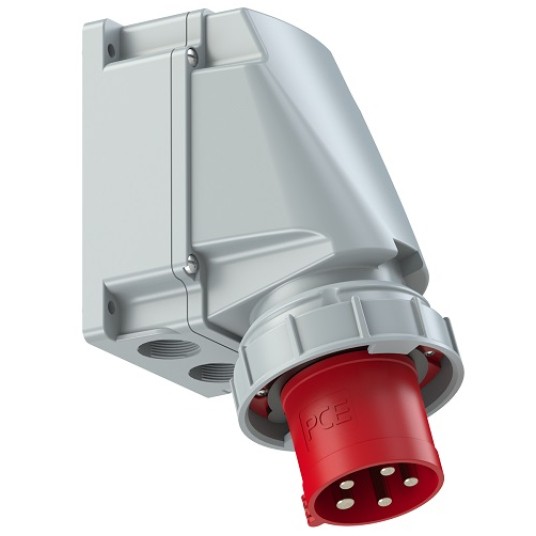 Wtyczka odbiornikowa 63A 5P 400V IP67 PCE 535-6 -zdjęcie numer 1