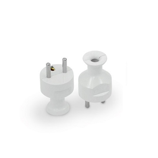 Wtyczka prosta zu WT-31 biała PLASTROL 305117 -zdjęcie numer 1