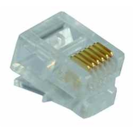 Wtyk RJ12 6P6C telefoniczny mikro TEL0003 059305 -zdjęcie numer 1