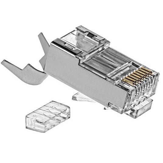 Wtyk RJ45 kat.7 ekranowany z prowadnicą EAGLE NET -zdjęcie numer 1