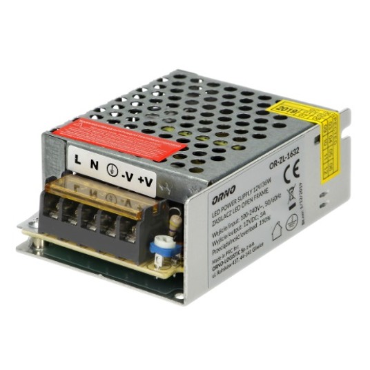 Zasilacz 12V 3A 35W siatkowy DC ZL-1632 ORNO -zdjęcie numer 1
