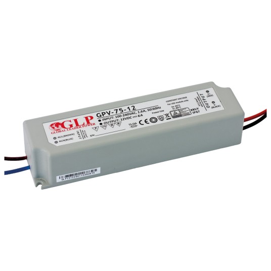 Zasilacz 12V 6A 72W IP67 LED GPV-75-12 GLP -zdjęcie numer 1