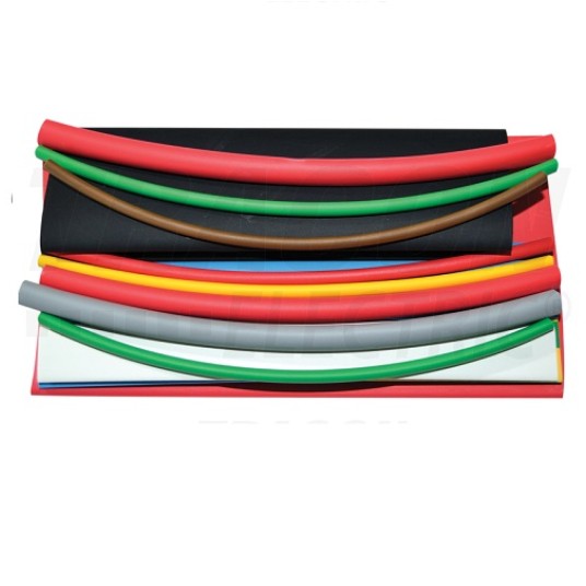 Zestaw rurek termokur. kolor 15x150mm ZSB-SET TRAC -zdjęcie numer 1