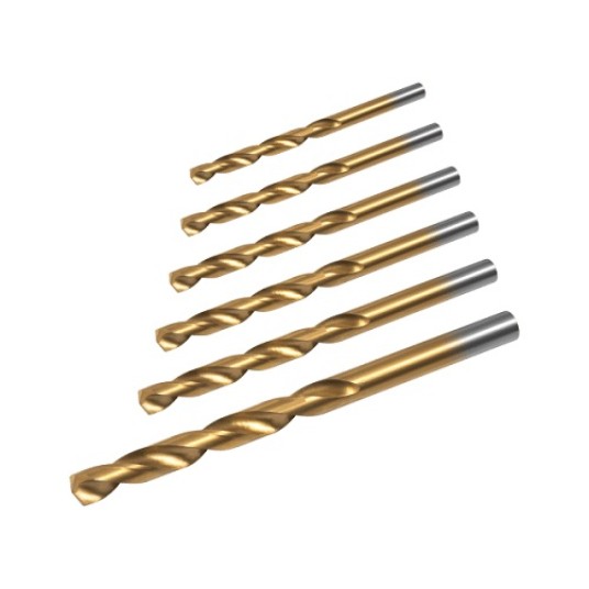 Zestaw wierteł do metalu HSS 6szt. RB-1122 -zdjęcie numer 1