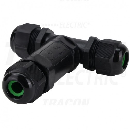 Złącze kablowe T IP68 5x0,5-4mm2 CST4-T TRACON -zdjęcie numer 1