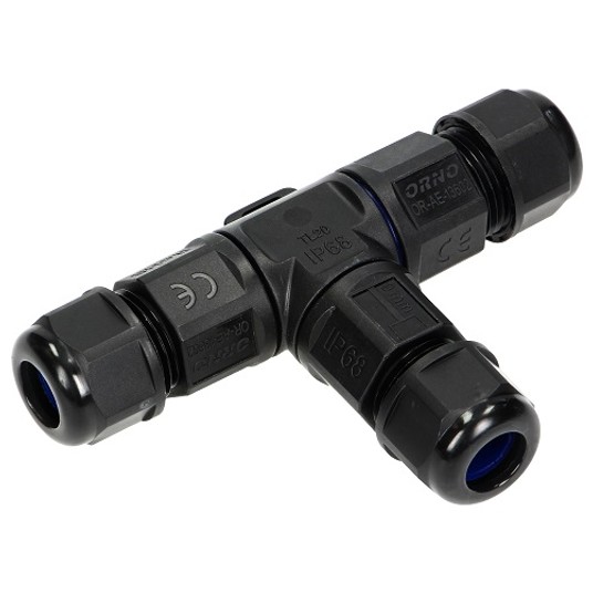 Złącze kablowe trójnik T IP68 3x4mm2 AE-13602 ORNO -zdjęcie numer 1