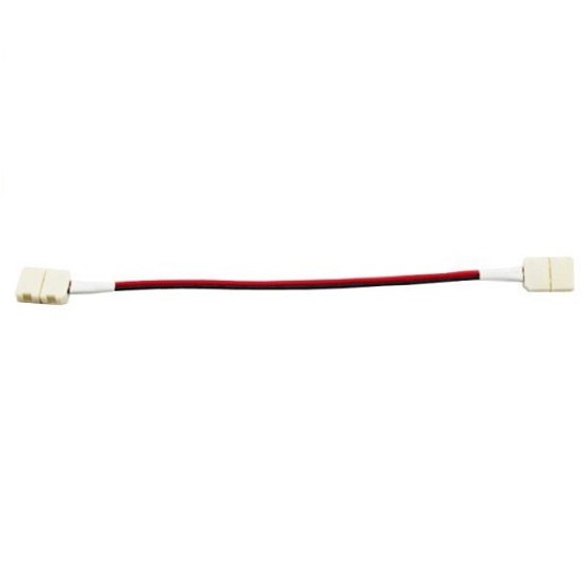 Złącze taśmy LED 8mm 2x zatrz+kabel ECOlig EC79631 -zdjęcie numer 1
