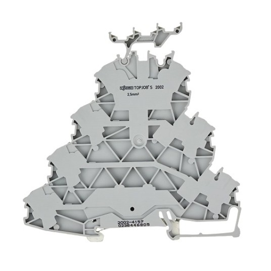 Złączka 4-piętrowa L/L/L/PE 2,5mm2 WAGO 2002-4157 -zdjęcie numer 1
