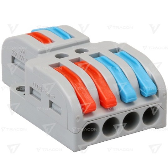 Złączka adapter 2/4 /4mm2/ OVO2P24 TRACON -zdjęcie numer 1