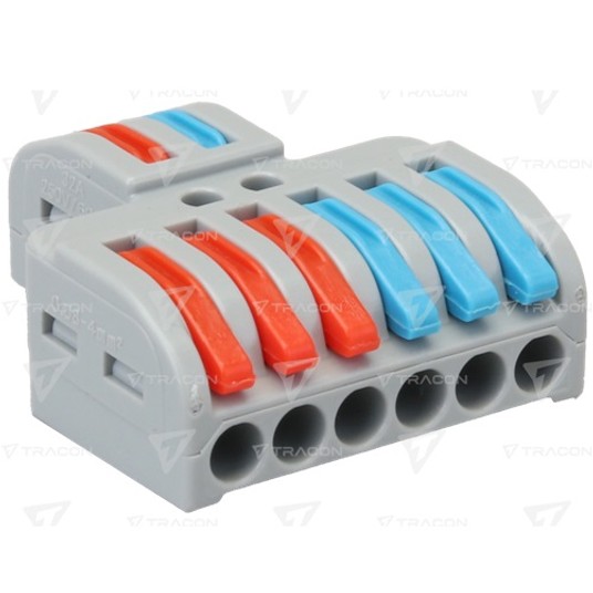 Złączka adapter 2/6 /4mm2/ OVO2P26 TRACON -zdjęcie numer 1