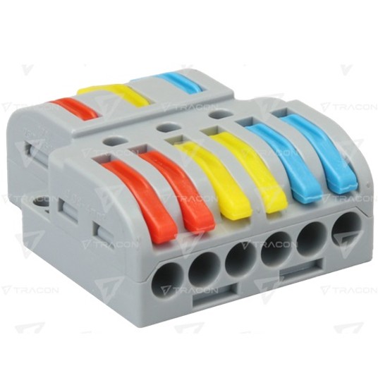 Złączka adapter 3/6 /4mm2/ OVO3P36 TRACON -zdjęcie numer 1