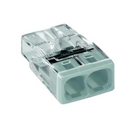 Złączka mini 2x2,5 biała 2273-202 WAGO -zdjęcie numer 1