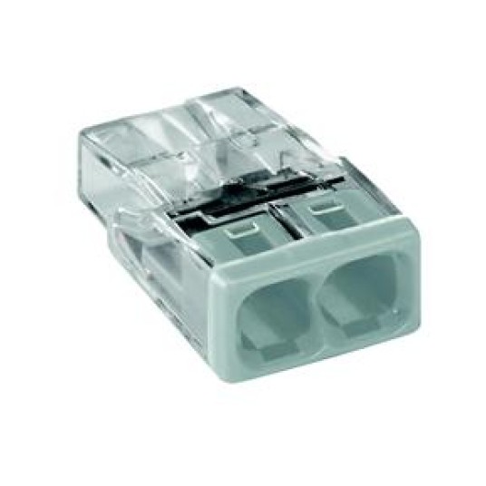 Złączka mini 2x2,5 biała 2273-202 WAGO -zdjęcie numer 1