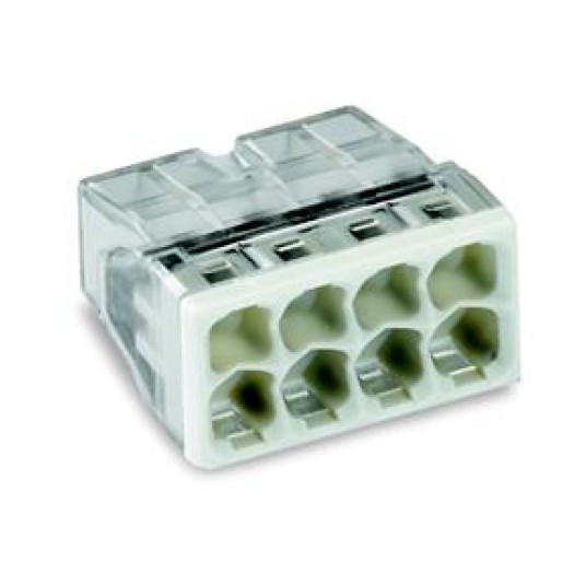 Złączka mini 8x2,5 szara 2273-208 WAGO -zdjęcie numer 1
