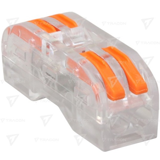 Złączka przelotowa zamykana 2x4mm2 OVOTT22 TRACON -zdjęcie numer 1