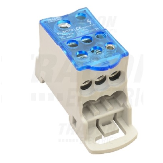 Złączka rozgałęźna FLSO70 TH35 1x70/6x25 TRACON -zdjęcie numer 1