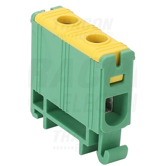 Złączka TH35 1x 1,5-16 żół-zie FLEAL-16/1ZS TRACON -zdjęcie numer 1