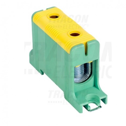 Złączka TH35 1x16-95 ziel/żół FLEAL-95/1ZS TRACON -zdjęcie numer 1