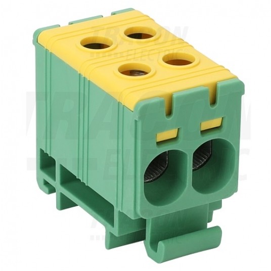 Złączka TH35 2x 2,5-35 żół-ziel FLEAL-35/2ZS TRACO -zdjęcie numer 1