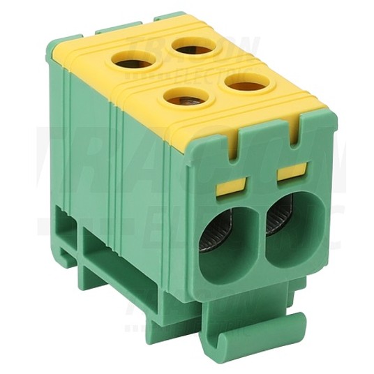 Złączka TH35 2x 2,5-35 żół-ziel FLEAL-35/2ZS TRACO -zdjęcie numer 1