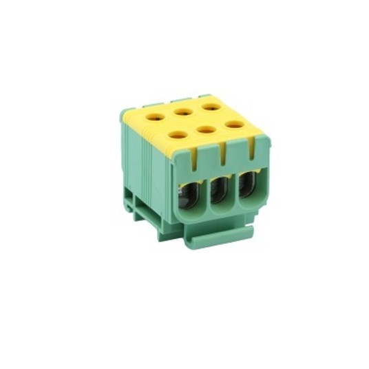 Złączka TH35 3x 6-50 zie/żół FLEAL-50/3ZS TRACON -zdjęcie numer 1