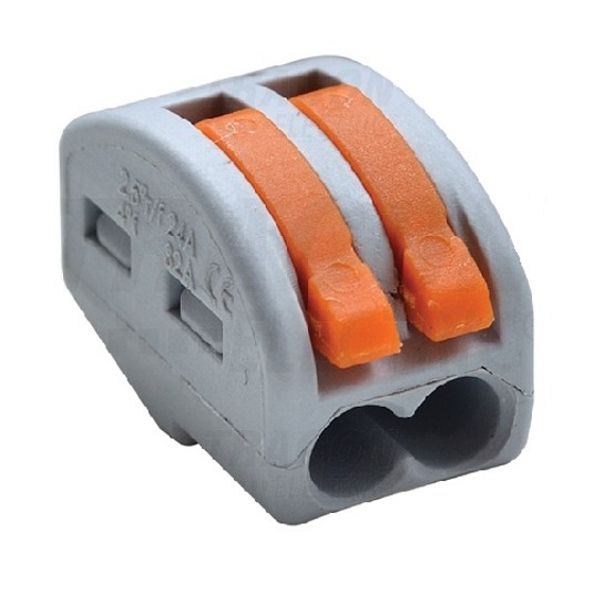 Złączka TRACON OVO2,5-2 otwierana 2x4mm2 -zdjęcie numer 1