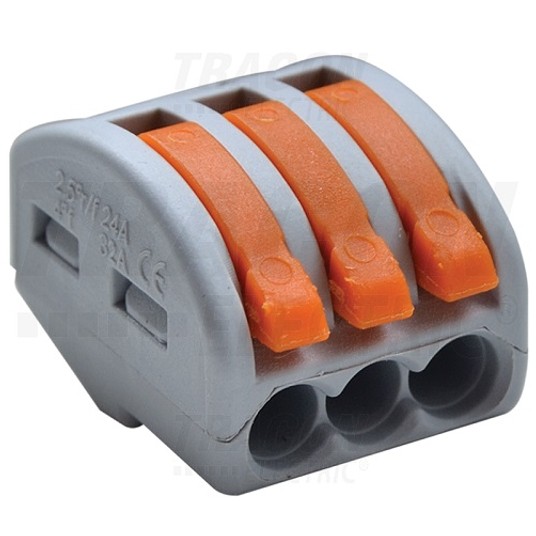 Złączka TRACON OVO2,5-3 otwierana 3x4mm2 -zdjęcie numer 1
