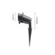 FLORI GU10 ALU ANGLE IP65 ogrod.wbijana SP 108003 -zdjęcie numer 4