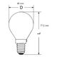 LED E14 kulka 4W 230V 300lm WW SPECTRUM 134637 -zdjęcie numer 2