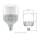 LED E27 27W 230V 2900lm NW F100 GTV 374890 -zdjęcie numer 2