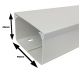Listwa 90x60 STRÓŻA LS 90x60 biała (2m) -zdjęcie numer 2
