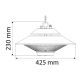 NEO Promiennik sufitowy 1500W IP44 PILOT 90-034 -zdjęcie numer 2