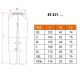 NEO Spodnie PREMIUM stretch XXXL/58 81-231-XXXL -zdjęcie numer 4
