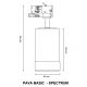 PAVA BASIC 20W CCT 20-45st 3F biała SPECTR 170550 -zdjęcie numer 2