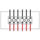 Puszka instalacyjna PIP-2AN Przelotowa6x4mm E90 W2 -zdjęcie numer 3