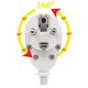 Wtyczka obrotowa 360st WT-07 biała ELGOTECH -zdjęcie numer 3