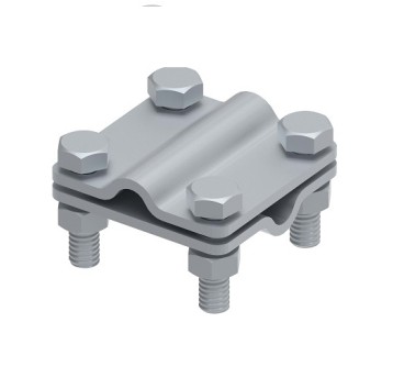 101112 Złącze krzyżowe drut 4xM8/25 L-55 GROMTOR