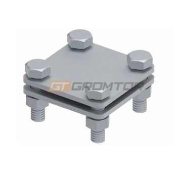 115112 Złącze do bednarki b30 4 śrubowe StZn GROMT