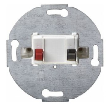 457309 Gn. głośnikowe podwójne biały BERKER o.p.