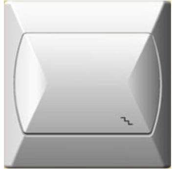 AKCENT biały ŁP-3A/00 łącznik schodowy OSPEL